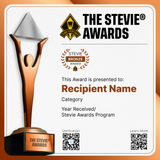 Bronze Stevie® Award e-Certificate - NEW!