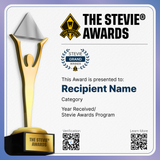 Grand Stevie® Award e-Certificate - NEW!