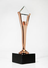 Bronze Stevie Award Trophy for 2022 German Stevie Award Winners