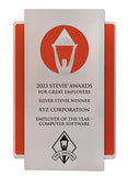 Silver Stevie Silhouette Wall Plaque for 2024 German Stevie Award Winners