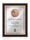 2012 Bronze Stevie Black Wood Plaque